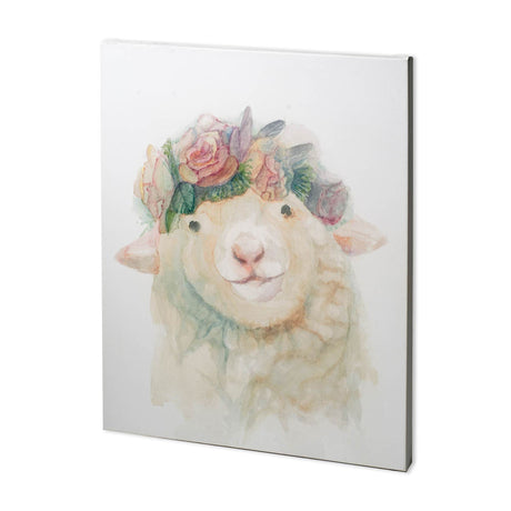 Flower Crown I by Mercana Studio a Hand Embellished Textured Canvas by Mercana at Eve Furniture