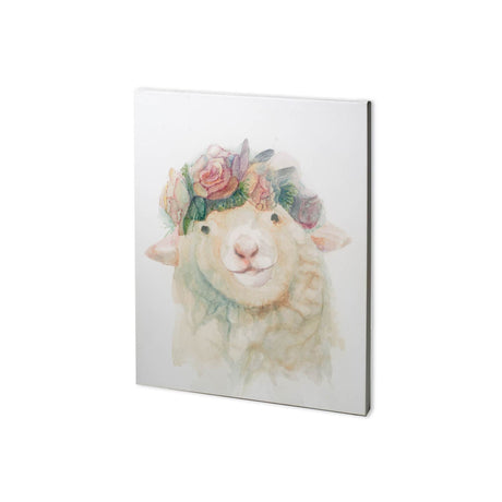 Flower Crown I by Mercana Studio a Hand Embellished Textured Canvas by Mercana at Eve Furniture