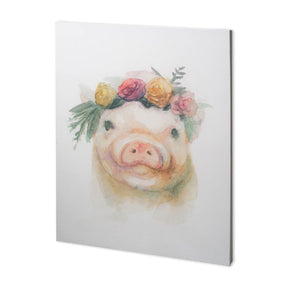 Flower Crown II by Mercana Studio a Hand Embellished Textured Canvas by Mercana at Eve Furniture