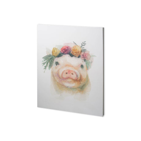 Flower Crown II by Mercana Studio a Hand Embellished Textured Canvas by Mercana at Eve Furniture