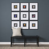 Flower Portrait I by Mercana Studio a Hand Embellished Textured Framed Art Print Matted under Glass by Mercana at Eve Furniture