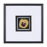 Flower Portrait I by Mercana Studio a Hand Embellished Textured Framed Art Print Matted under Glass by Mercana at Eve Furniture