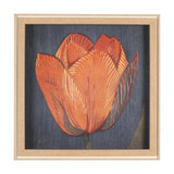 Flower Portrait II (TULIP) by Mercana Studio a Hand Embellished Textured Framed Art Print by Mercana at Eve Furniture