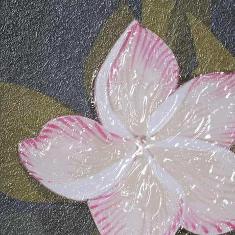 Flower Portrait III by Mercana Studio Hand Embellished Textured Framed Art Print Matted under Glass by Mercana at Eve Furniture