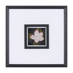 Flower Portrait III by Mercana Studio Hand Embellished Textured Framed Art Print Matted under Glass by Mercana at Eve Furniture