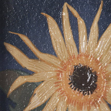 Flower Portrait IX by Mercana Studio a Hand Embellished Textured Framed Art Print Matted under Glass by Mercana at Eve Furniture