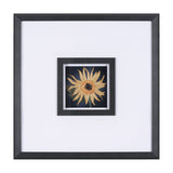 Flower Portrait IX by Mercana Studio a Hand Embellished Textured Framed Art Print Matted under Glass by Mercana at Eve Furniture