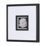 Flower Portrait V by Mercana Studio a Hand Embellished Textured Framed Art Print Matted under Glass by Mercana at Eve Furniture
