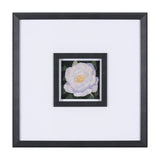 Flower Portrait V by Mercana Studio a Hand Embellished Textured Framed Art Print Matted under Glass by Mercana at Eve Furniture