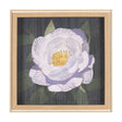 Flower Portrait V (PEONY) by Mercana Studio a Hand Embellished Textured Framed Art Print by Mercana at Eve Furniture