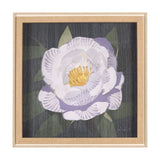 Flower Portrait V (PEONY) by Mercana Studio a Hand Embellished Textured Framed Art Print by Mercana at Eve Furniture