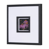 Flower Portrait VI by Mercana Studio a Hand Embellished Textured Framed Art Print Matted under Glass by Mercana at Eve Furniture