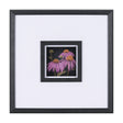 Flower Portrait VI by Mercana Studio a Hand Embellished Textured Framed Art Print Matted under Glass by Mercana at Eve Furniture