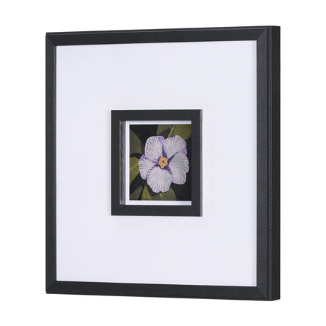 Flower Portrait VII by Mercana Studio Hand Embellished Textured Framed Art Print Matted under Glass by Mercana at Eve Furniture