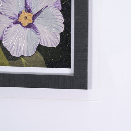 Flower Portrait VII by Mercana Studio Hand Embellished Textured Framed Art Print Matted under Glass by Mercana at Eve Furniture