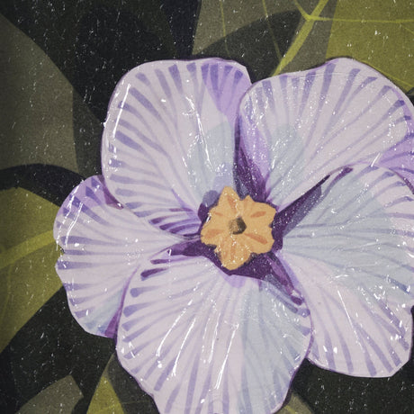 Flower Portrait VII by Mercana Studio Hand Embellished Textured Framed Art Print Matted under Glass by Mercana at Eve Furniture