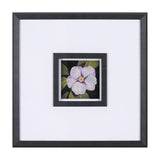 Flower Portrait VII by Mercana Studio Hand Embellished Textured Framed Art Print Matted under Glass by Mercana at Eve Furniture