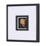 Flower Portrait VIII by Mercana Studio Hand Embellished Textured Framed Art Print Matted under Glass by Mercana at Eve Furniture