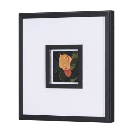 Flower Portrait VIII by Mercana Studio Hand Embellished Textured Framed Art Print Matted under Glass by Mercana at Eve Furniture