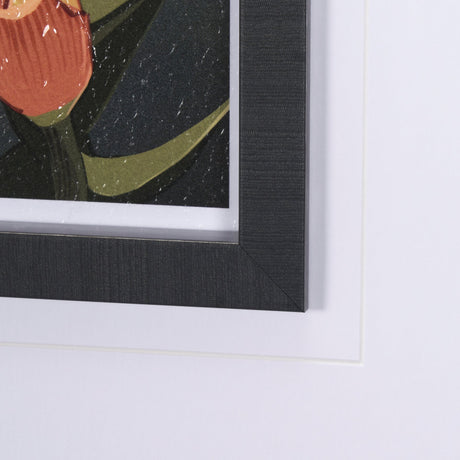 Flower Portrait VIII by Mercana Studio Hand Embellished Textured Framed Art Print Matted under Glass by Mercana at Eve Furniture
