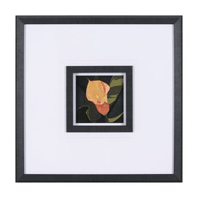 Flower Portrait VIII by Mercana Studio Hand Embellished Textured Framed Art Print Matted under Glass by Mercana at Eve Furniture