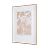 Flower Silhouette-Jasmine by Mercana Studio Hand Embelished Framed Art Print Matted under Glass by Mercana at Eve Furniture