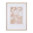 Flower Silhouette-Jasmine by Mercana Studio Hand Embelished Framed Art Print Matted under Glass by Mercana at Eve Furniture