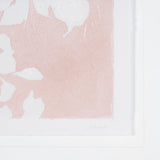 Flower Silhouette-Peony by Mercana Studio Hand Embellished Framed Art Print Matted under Glass by Mercana at Eve Furniture