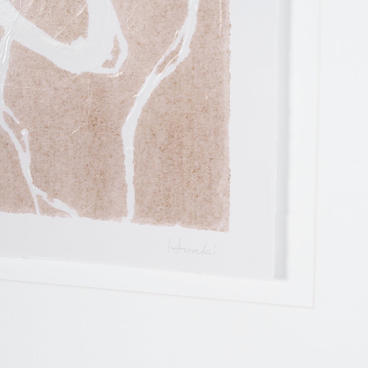 Flower Silhouette-Wisteria by Mercana Studio Hand Embellished Framed Art Print Matted under Glass by Mercana at Eve Furniture