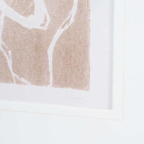 Flower Silhouette-Wisteria by Mercana Studio Hand Embellished Framed Art Print Matted under Glass by Mercana at Eve Furniture