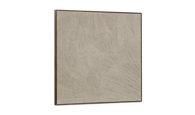 Flutter Framed Painting Cool Beige by Moe's Home at Eve Furniture