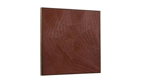 Flutter Framed Painting Maroon by Moe's Home at Eve Furniture