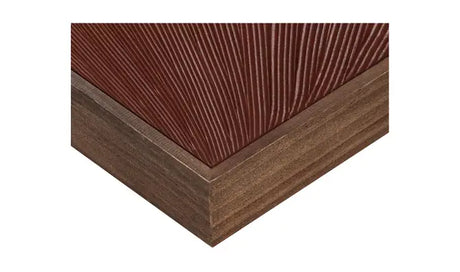 Flutter Framed Painting Maroon by Moe's Home at Eve Furniture