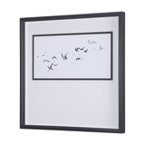Fly Away by Mercana Studio a Hand Embellished Textured Framed Art Print Matted under Glass by Mercana at Eve Furniture