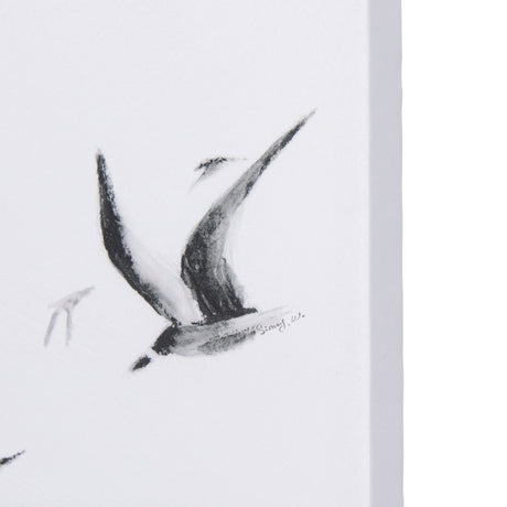 Fly Away I by Mercana Studio a Hand Embellished Textured Canvas by Mercana at Eve Furniture