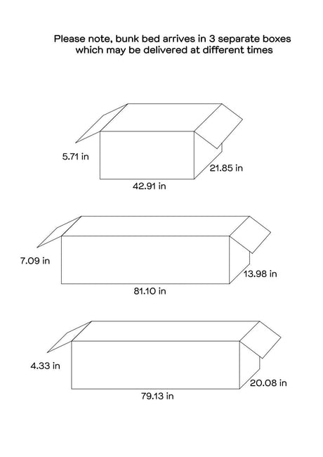 Flynn Weathered Brown Twin over Full Bunk Bed by Coaster at Eve Furniture