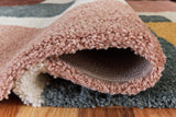 Flynnwick Cream/Pink/Gray Large Rug by Ashley at Eve Furniture