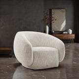 Savino Beige Swivel Chair