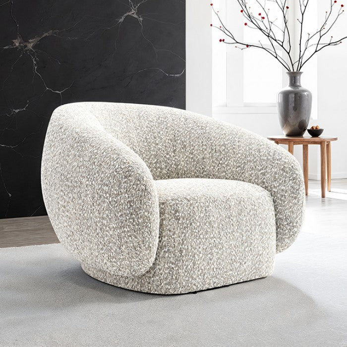 Savino Brown Swivel Chair