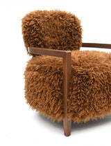 Eramo Caramel Brown Accent Chair