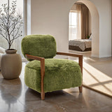 Eramo Green Accent Chair