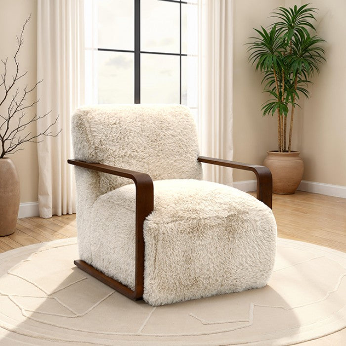 Eramo Contemporary Sand Accent Chair
