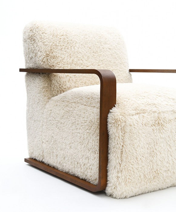 Eramo Contemporary Sand Accent Chair