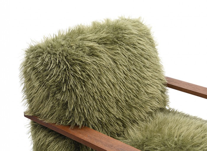 Eramo Contemporary Green Accent Chair