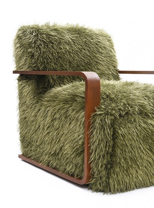 Eramo Contemporary Green Accent Chair