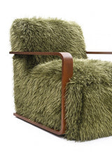Eramo Contemporary Green Accent Chair