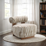 Niobe Beige Accent Chair