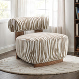 Niobe Beige Accent Chair