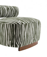 Niobe Green Accent Chair