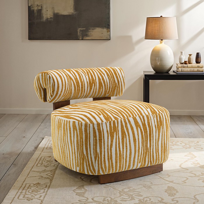 Niobe Yelllow Accent Chair